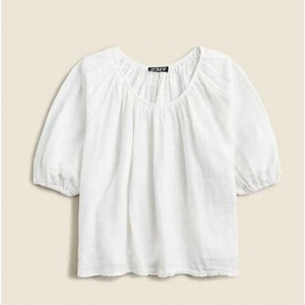 J. Crew White Blouse